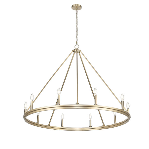 Red Barrel Studio® Rege Light Chandelier Ceiling Light in Modern Gold